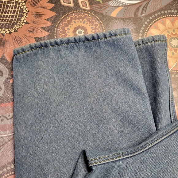 Stanley 36x30 Medium Wash Denim Blue Fleece Lined  Men's Heavy Work Jeans - Picture 6 of 11